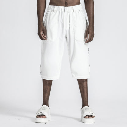 Minimalist Warrior Shorts With Elastic Waistband For men