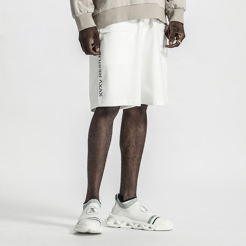 Minimalist Warrior Shorts With Elastic Waistband For men
