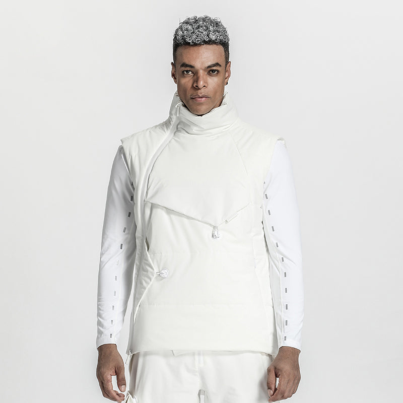 Asymmetric Cut Warrior Vests (Sleeveless Jackets) With Windproof For men
