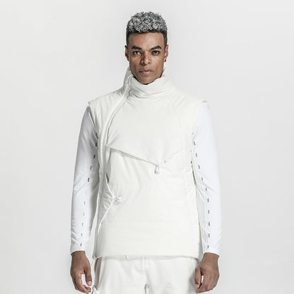Asymmetric Cut Warrior Vests (Sleeveless Jackets) With Windproof For men