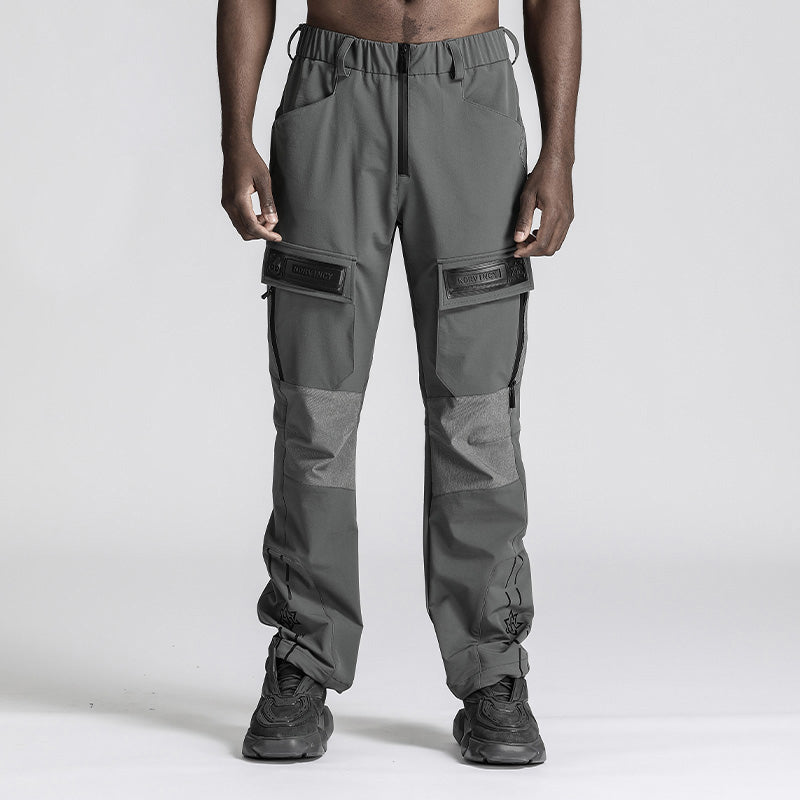 Utilitarian Warrior Cargo Pants With Multi-Pocket Design For men