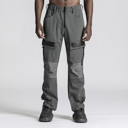 Utilitarian Warrior Cargo Pants With Multi-Pocket Design For men