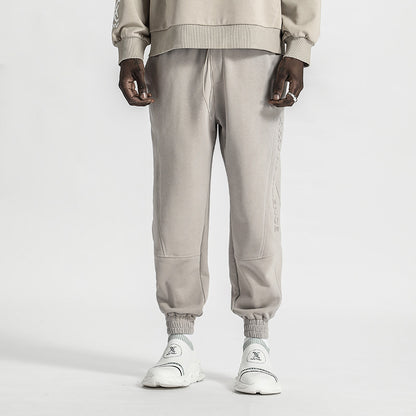 Minimalist Warrior Sweatpants With Elastic Waistband For men