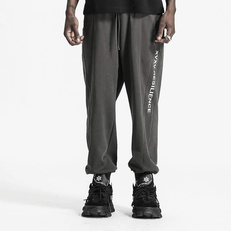 Minimalist Warrior Sweatpants With Elastic Waistband For men