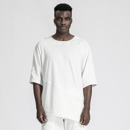 Patchwork panel Warrior T-Shirts With Durable Ripstop For men