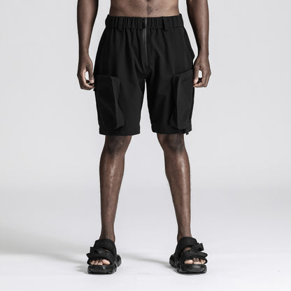 Loose/Relaxed Fit Warrior Shorts With Multi-Pocket Design For men