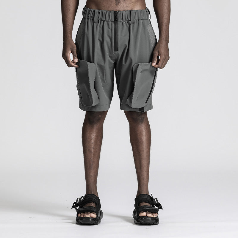 Loose/Relaxed Fit Warrior Shorts With Multi-Pocket Design For men