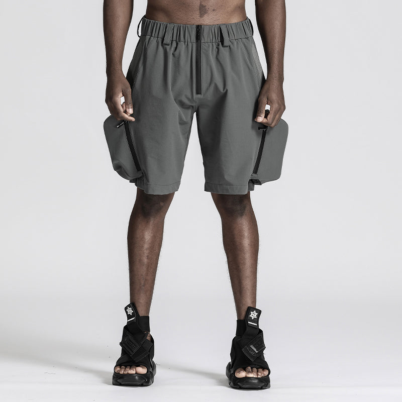 Loose/Relaxed Fit Warrior Shorts With Multi-Pocket Design For men