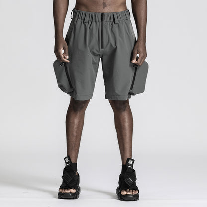 Loose/Relaxed Fit Warrior Shorts With Multi-Pocket Design For men