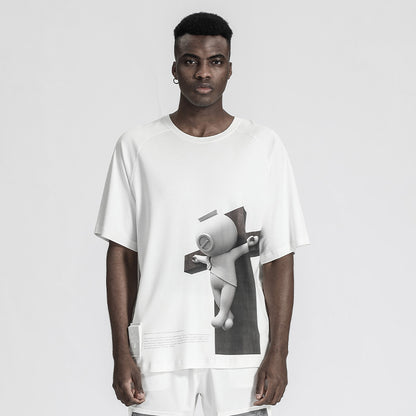 Streetwear Warrior T-Shirts With Durable Ripstop For men