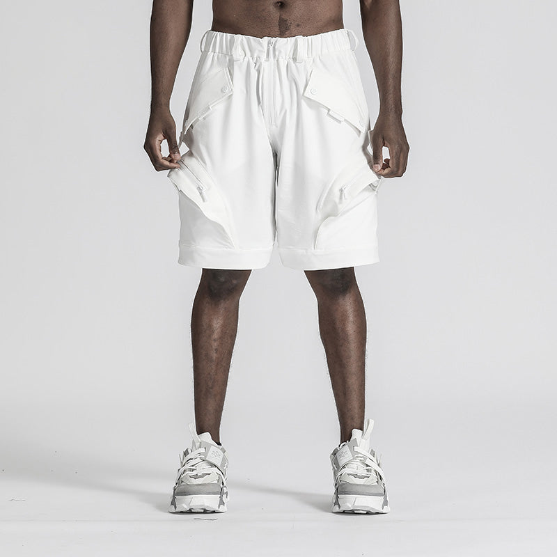 Loose/Relaxed Fit Warrior Shorts With Multi-Pocket Design For men