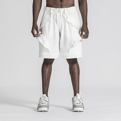 Loose/Relaxed Fit Warrior Shorts With Multi-Pocket Design For men